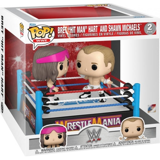 BRET “HIT MAN” HART AND SHAWN MICHAELS (2 PACK)