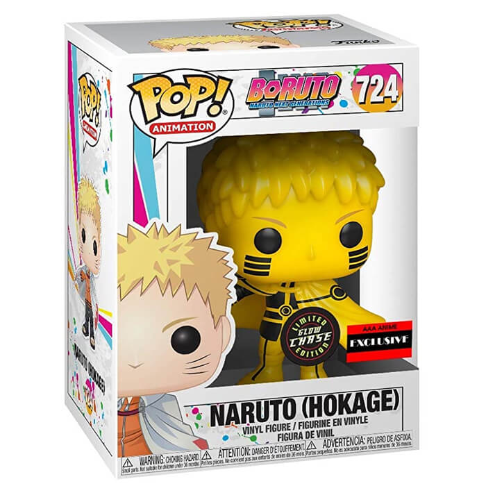 NARUTO (HOKAGE) #724 *GLOW CHASE AAA ANIME EXCLUSIVE*