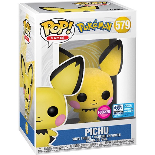 PICHU #579 *2020 WONDROUS CONVENTION FLOCKED*
