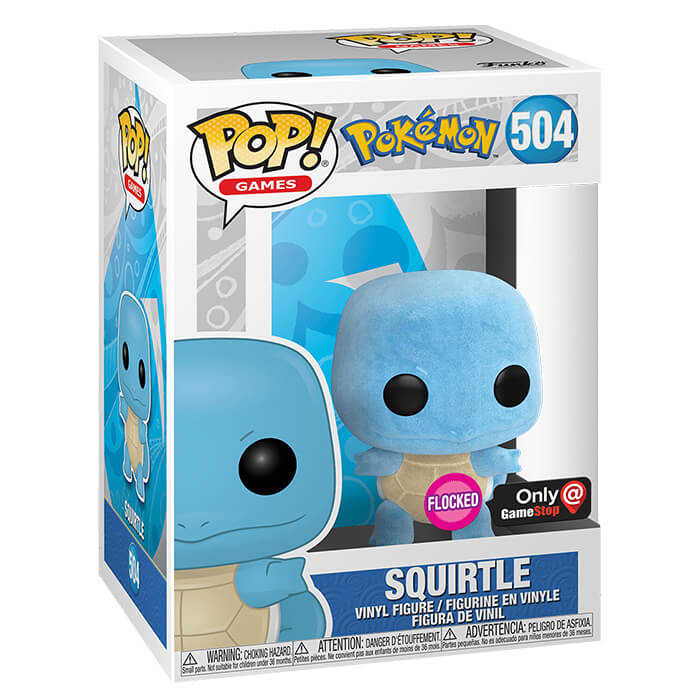 SQUIRTLE #504 *FLOCKED EB GAMES EXCLUSIVE*