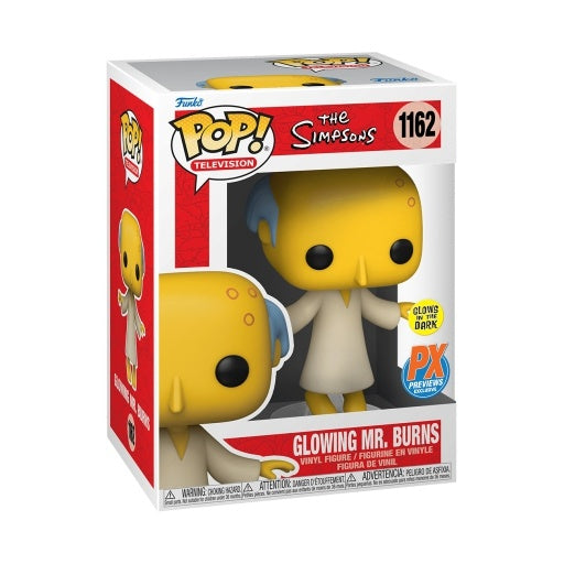 GLOWING MR. BURNS #1162 *PX EXCLUSIVE GLOW IN THE DARK*