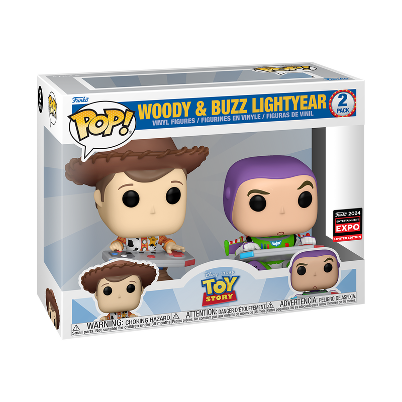 WOODY & BUZZ LIGHTYEAR 2 PACK *2024 ENTERTAINMENT EXPO*